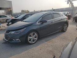 Salvage cars for sale at Kansas City, KS auction: 2018 Chevrolet Cruze Premier