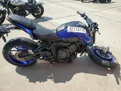 Salvage motorcycles for sale at Cahokia Heights, IL auction: 2022 Yamaha MT07