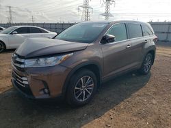 Salvage cars for sale at Elgin, IL auction: 2018 Toyota Highlander SE