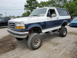 Salvage cars for sale at Lexington, KY auction: 1992 Ford Bronco U100