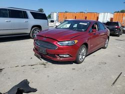 Salvage cars for sale at Bridgeton, MO auction: 2017 Ford Fusion SE Phev