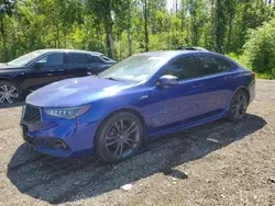 Salvage cars for sale from Copart Ontario Auction, ON: 2018 Acura TLX TECH+A