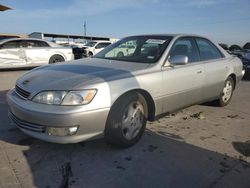 Salvage cars for sale at Grand Prairie, TX auction: 2000 Lexus ES 300