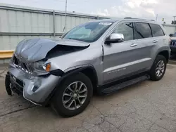 Salvage cars for sale at Dyer, IN auction: 2014 Jeep Grand Cherokee Limited