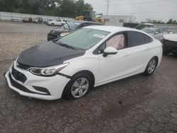 Salvage cars for sale at Bridgeton, MO auction: 2017 Chevrolet Cruze LS