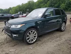 Land Rover salvage cars for sale: 2016 Land Rover Range Rover Sport HSE