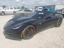 Salvage cars for sale at Haslet, TX auction: 2014 Chevrolet Corvette Stingray Z51 3LT