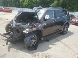 Salvage cars for sale at Glassboro, NJ auction: 2019 Nissan Armada SV