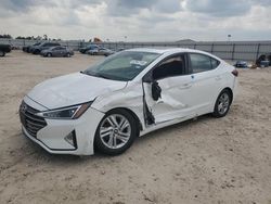 Salvage cars for sale at Houston, TX auction: 2020 Hyundai Elantra SEL