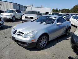 Salvage cars for sale at Vallejo, CA auction: 2005 Mercedes-Benz SLK 350