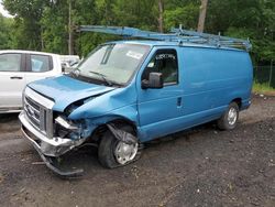 Salvage trucks for sale at East Granby, CT auction: 2014 Ford Econoline E350 Super Duty Van