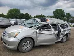 Salvage cars for sale at Des Moines, IA auction: 2005 Honda Odyssey EXL