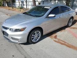 Chevrolet salvage cars for sale: 2018 Chevrolet Malibu LT