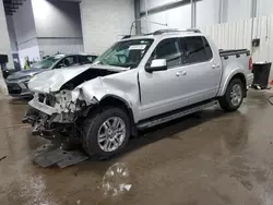 Ford salvage cars for sale: 2010 Ford Explorer Sport Trac Limited