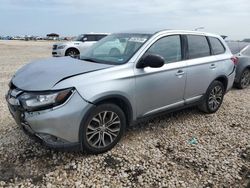 Salvage cars for sale at Taylor, TX auction: 2016 Mitsubishi Outlander ES