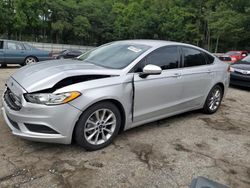 Salvage cars for sale at Austell, GA auction: 2017 Ford Fusion SE