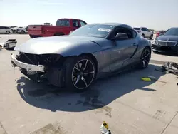 Salvage cars for sale at Grand Prairie, TX auction: 2021 Toyota Supra Base