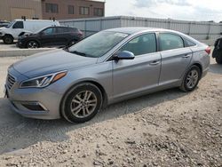 Salvage cars for sale at Kansas City, KS auction: 2015 Hyundai Sonata SE