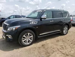 Salvage cars for sale at Greenwood, NE auction: 2016 Infiniti QX80