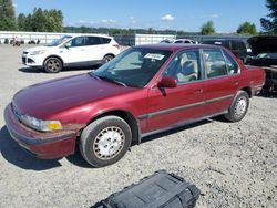 Salvage cars for sale at Arlington, WA auction: 1991 Honda Accord LX