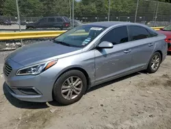 Salvage cars for sale at Waldorf, MD auction: 2017 Hyundai Sonata SE