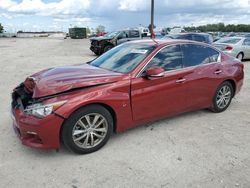 Salvage cars for sale from Copart Indianapolis, IN: 2015 Infiniti Q50 Base