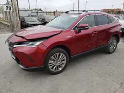 Salvage cars for sale at Los Angeles, CA auction: 2021 Toyota Venza LE