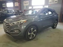 Salvage cars for sale at East Granby, CT auction: 2016 Hyundai Tucson Limited