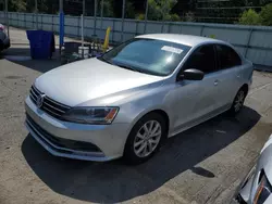 Flood-damaged cars for sale at auction: 2015 Volkswagen Jetta SE