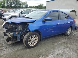 Salvage cars for sale at Spartanburg, SC auction: 2016 Nissan Versa S