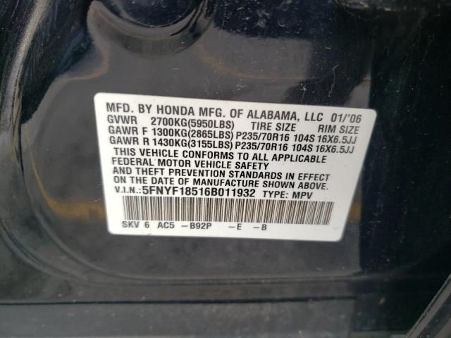 2006 Honda Pilot EX