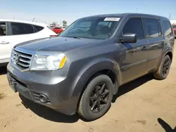 Honda Pilot LX salvage cars for sale: 2013 Honda Pilot LX