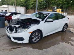 Honda salvage cars for sale: 2017 Honda Civic LX