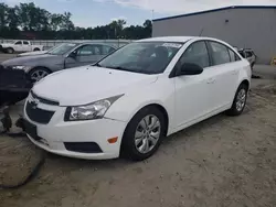 Chevrolet salvage cars for sale: 2012 Chevrolet Cruze LS