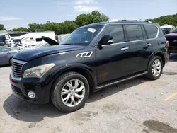 Salvage cars for sale at Sikeston, MO auction: 2011 Infiniti QX56