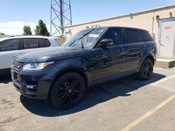 Salvage cars for sale at American Canyon, CA auction: 2015 Land Rover Range Rover Sport HSE