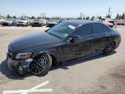 Salvage cars for sale at Rancho Cucamonga, CA auction: 2019 Mercedes-Benz C300