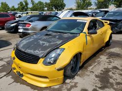 Salvage cars for sale at Bridgeton, MO auction: 2003 Infiniti G35