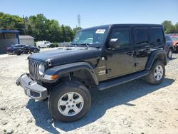 Salvage cars for sale at Mebane, NC auction: 2018 Jeep Wrangler Unlimited Sahara