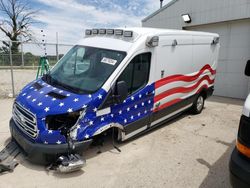 Salvage trucks for sale at Cicero, IN auction: 2018 Ford Transit T-250