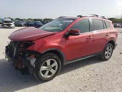 Salvage cars for sale from Copart San Antonio, TX: 2015 Toyota Rav4 XLE