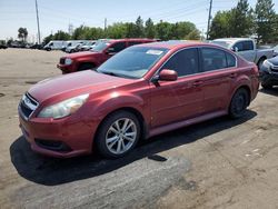 Salvage cars for sale from Copart Denver, CO: 2013 Subaru Legacy 2.5I Premium