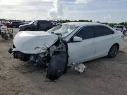 Salvage cars for sale at West Palm Beach, FL auction: 2016 Toyota Camry LE