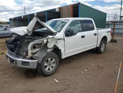 Salvage cars for sale at Colorado Springs, CO auction: 2016 Ford F150 Supercrew