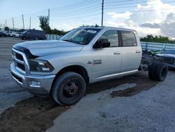 Salvage trucks for sale at Miami, FL auction: 2017 Dodge RAM 3500 SLT