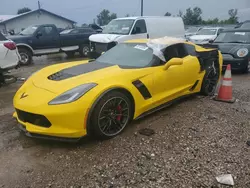 Salvage cars for sale at Pekin, IL auction: 2015 Chevrolet Corvette Z06 3LZ