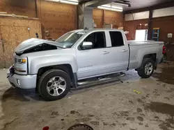 Salvage cars for sale at Ebensburg, PA auction: 2017 Chevrolet Silverado K1500 LT