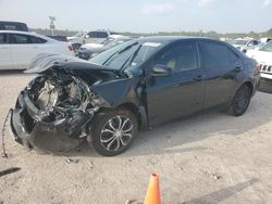 Salvage cars for sale at Houston, TX auction: 2016 Toyota Corolla L