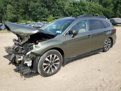 Salvage cars for sale from Copart North Billerica, MA: 2015 Subaru Outback 2.5I Limited