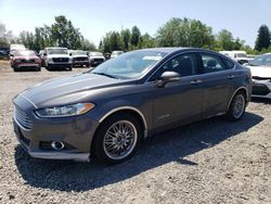 Ford salvage cars for sale: 2015 Ford Fusion Titanium HEV